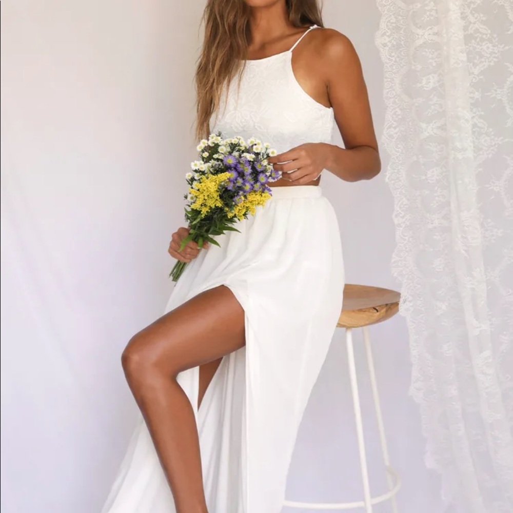 Lulus white two piece